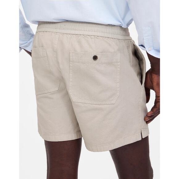 NWT Madewell Everywear Short in Cotton Blend In Steel Size Medium - Picture 3 of 8